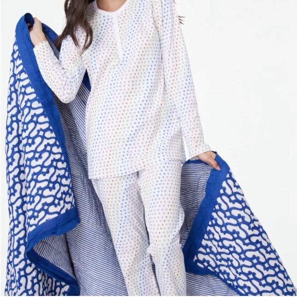 Roller Rabbit Multicolor Heart Print Pajama Set - Picture 3 of 3